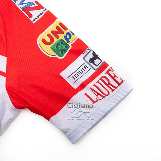 Androni Giocattoli Ropa Ciclismo Culotte Corto 2019 Hombre Mangas Cortas Naranja y Blanco